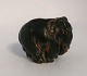 Royal Copenhagen. Stoneware elephant figurine. Model 20225. Height 5.5 cm. (1 quality)