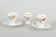 Royal CopenhagenSachsisk Blomst æggebægre, ca. 1900.
