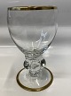 White wine glass Clear Gisselfeld Glass from Holmegaard glassworksHeight 11.2 cm
