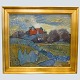 Olaf Rude; Oliemaleri, Allinge Bornholm, 1934