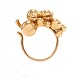 Georg Jensen Moonlight Grape 18kt guld ring med diamant. Ringstr. 55-56