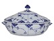 Blue Fluted Half LaceLidded bowl (small tureen)