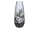 Royal Copenhagen Høj Art nouveau vase med hvide roser