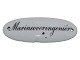 Royal CopenhagenWhite sign "Marineoveringenør" from before 1894