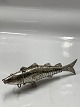 Silver Main Water Egg in the shape of a fish.Length 9.5 cm.