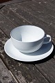 Blue Line Danish faience porcelain, settings tea cups and saucers. 