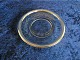 Bottle tray or coaster 15cm in glass with sterling silver rim