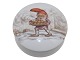 Bing & GrondahlRound lidded box with Christmas gnomes