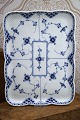 Rare Royal Copenhagen Blue Fluted Half Lace Tray.1/677. 1.sort. from 1898-1923...