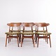 Sæt af 6 spisebordsstole – Hans J. Wegner – Model CH30 – Teak & eg – 1950’erne