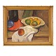 Carl Fischer, 1887-1962, olie på lærred. Motiv i form af stilleben. Signeret.Lysmål: 36x47cm. Med ramme: 45x56cm