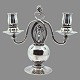 Georg Jensen; Kandelaber i sterlingsølv, model 324
