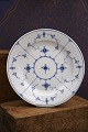 Antique Blue Fluted Plain Dinner Plate from Royal Copenhagen from 1820-50. Dia.: 24.5cm.