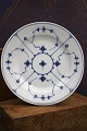 Antik Musselmalet Riflet middags tallerken fra Royal Copenhagen fraår 1870-90.Dia.: 25cm.
