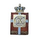 Georg Jensen Kongemærke -knaphulsmodel 14karat guld SJÆLDEN 1945
