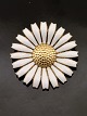 Anton Michelsen  Sterling Sølv Marguerit Broche