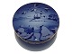 Royal Copenhagen Small lidded box with Kronborg Castle