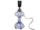 Musselmalet RifletSjælden bordlampe fra 1894-1897