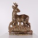 Stentøjsfigur - Designer Knud Kyhn - Royal Copenhagen - Model nr. 21333 - Motiv stående hjort