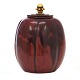 Carl Halier stoneware vase. Signed 6-3 1931. H: 18cm