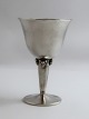 Herbert Wilhelm F. Jensen, Bagsværd. Lille sterlingsølv drikkeglas (925). Højde 9,5 cm