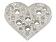 Swedish artglassHeart suncatcher