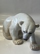 Figurine, large sitting polar bear.Dec. No. 1857.Length 37 cm.