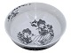 Bjorn Wiinblad art potteryLarge round bowl 29.5 cm.