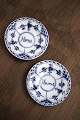 2 pieces of old Blue Fluted Half Lace small plates from Royal Copenhagen, dated and stamped 1942...