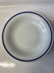 Bing and Grondahl Iron Porcelain with Blue and Green Rim Deep Plate Ø. 21.5 cm