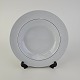 Aluminia dyb tallerkenBlåkant21 cm