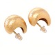 Pair of Ole Lynggaard, Copenhagen, 18kt gold earrings. Size: 15x15mm