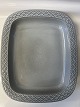 Bing & Grondahl / Nissen, Cordial stoneware, large, deep dish with high edges.Measures 32.5 x 27.0 cm.