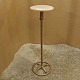 Lampebord i eg, messing og kobber100 cm