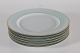 Royal CopenhagenSet of six changer plates with green rim