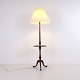 Gulvlampe / Standerlampe med Lampebord i Mahogni i Sen Empire Stil fra år 1880erne