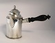 Jug. Silver (830) . Stamped (P.F) Pierre Frontin. Born in 1758 and died 1837. Produced Copenhagen 179?. Born of French parents of Hugenot family, moving to France in 1764, and does his masterpiece in Paris. Get citizenship in Copenhagen 1788. Height 16 cm