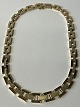 Block necklace with embossing in the middle row. Stamped SKR 585