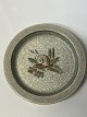 Royal Copenhagen Bowl with cracks.Motif: Snail in bushDecoration no. 746-3010,