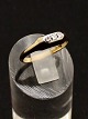 14 carat gold ring with 3 diamonds