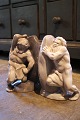 A pair of rare letters from Bing & Grondahl with a motif of Sisyphus from Greek mythology...