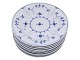Blue Fluted PlainSmall dinner plate 23.8 cm. from 1820-1850