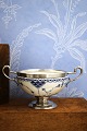 Rare, antique Blue Fluted, half lace sugar bowl from Royal Copenhagen.1870-90...