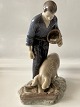 Bing & Grondahl figurine Farmer with pig,No. 2263