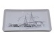 Bing & Grondahl, White square tray Farøbroen