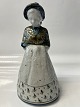 B&G Stoneware figurine - Woman in traditional costume. No. 205/2.Height 24 cm.