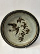 Royal Copenhagen Knud Kyhn Stoneware dish with birds No. 21586