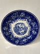 Arabia, Blue Landscape round dish FaienceDiameter 34 cm.