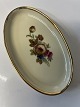 KPM Rosenborg,Envelope ashtray or for butterLength 11.5 cm.