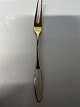 Frigast Sterling Silver/Enamel Cold Cut Fork Gold PlatedLength 9.9 cm.